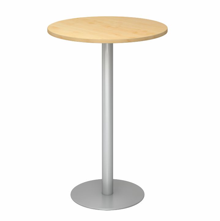 Stehtisch Dm 80 cm, Chrom oder Silber, 8 Dekore